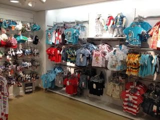 Dymond Shopfittings Wall Display System childrens fashion