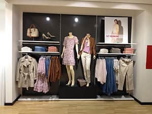 Dymond Shopfittings Wall Rail Display Kit